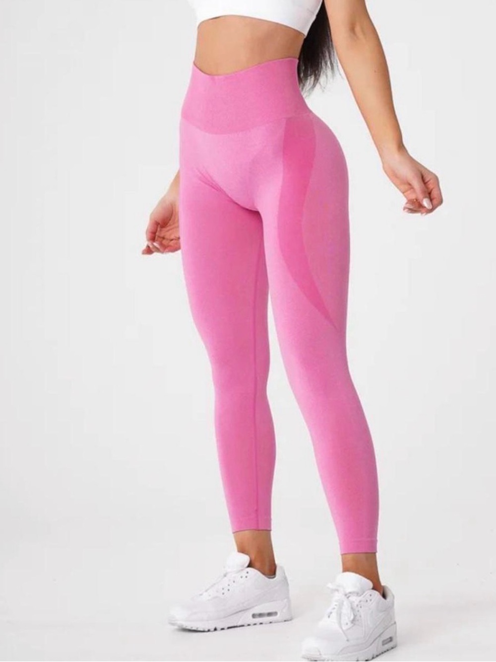 NVGTN High-Waist Pink Seamless Leggings